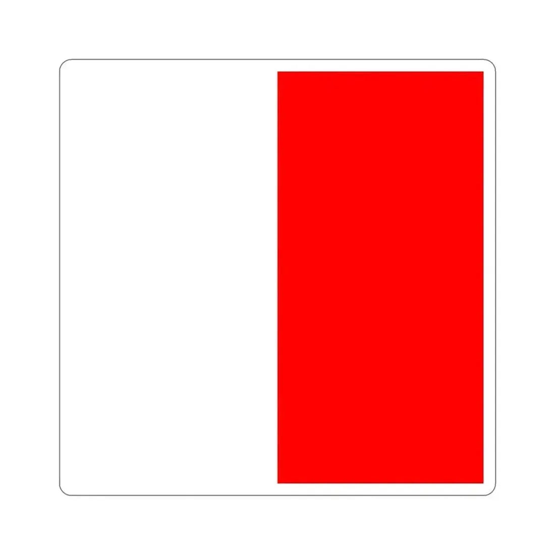 ICS Hotel (International Code of Signals) STICKER Vinyl Die-Cut Decal 3 Inch - The Sticker Space