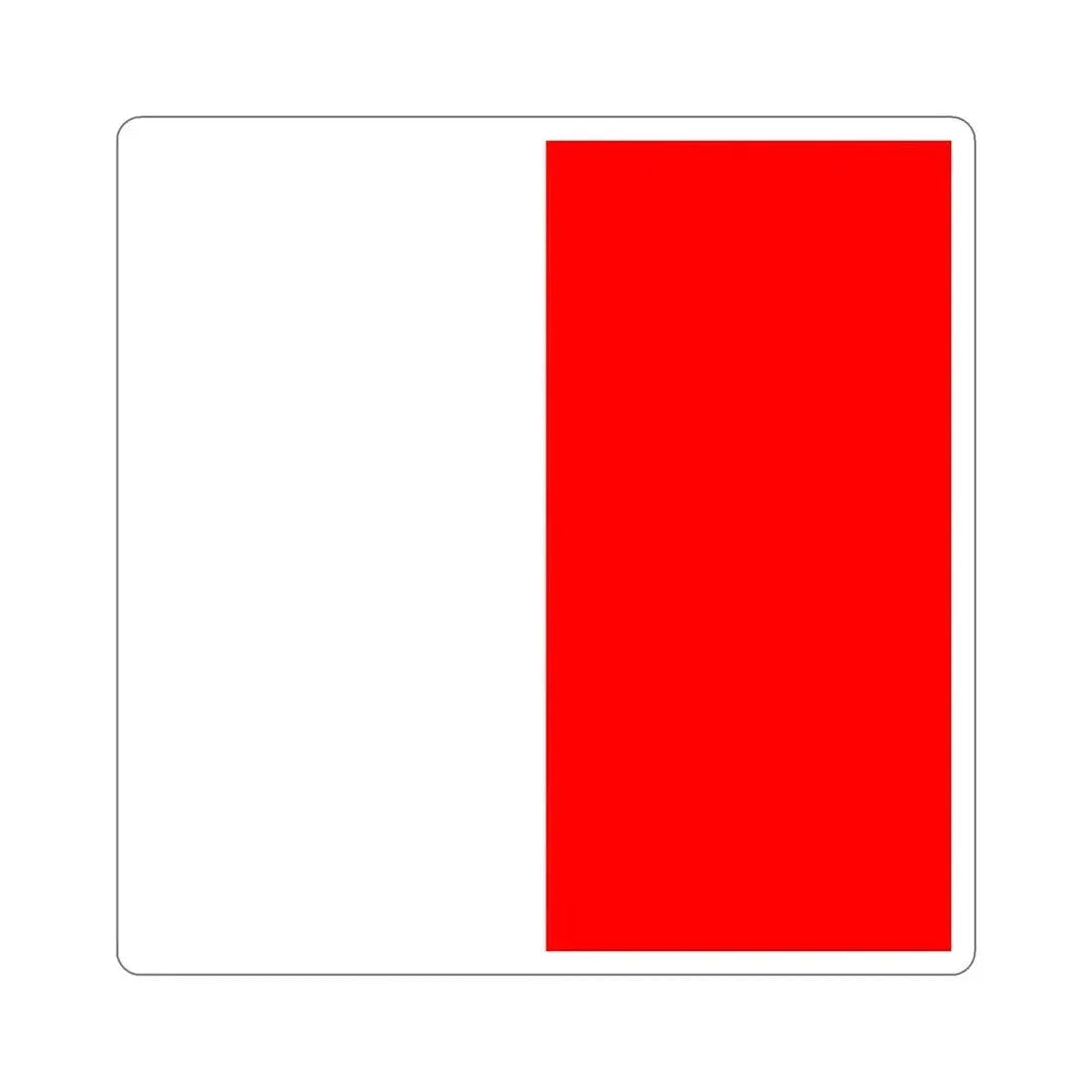 ICS Hotel (International Code of Signals) STICKER Vinyl Die-Cut Decal 3 Inch - The Sticker Space