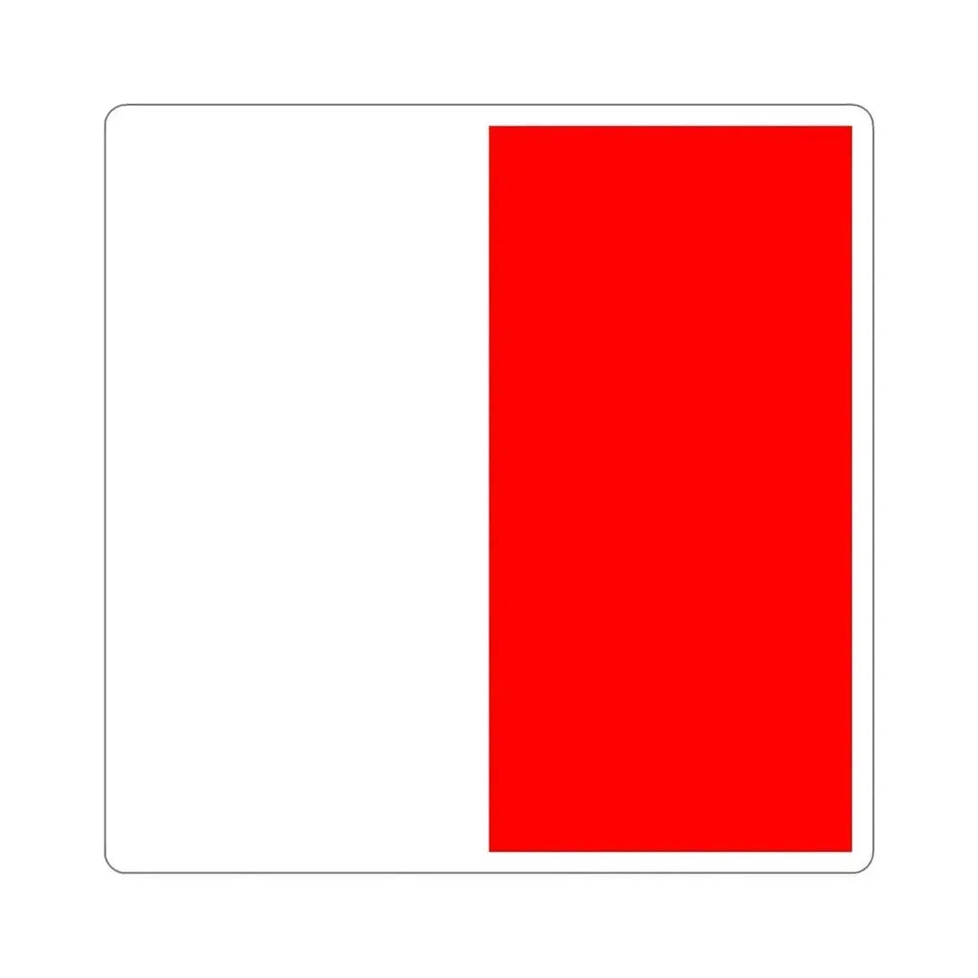 ICS Hotel (International Code of Signals) STICKER Vinyl Die-Cut Decal 4 Inch - The Sticker Space