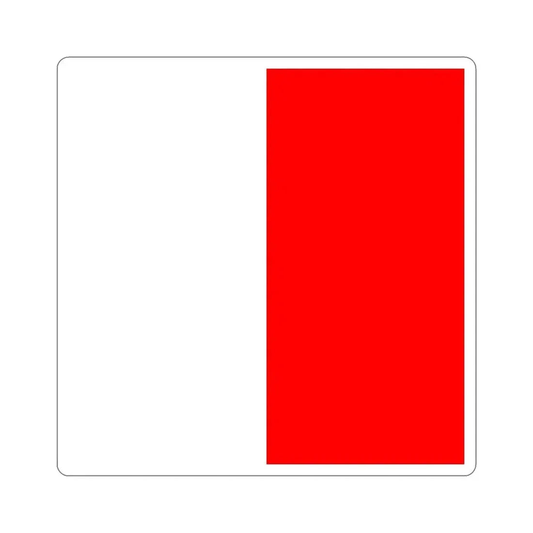 ICS Hotel (International Code of Signals) STICKER Vinyl Die-Cut Decal 4 Inch - The Sticker Space