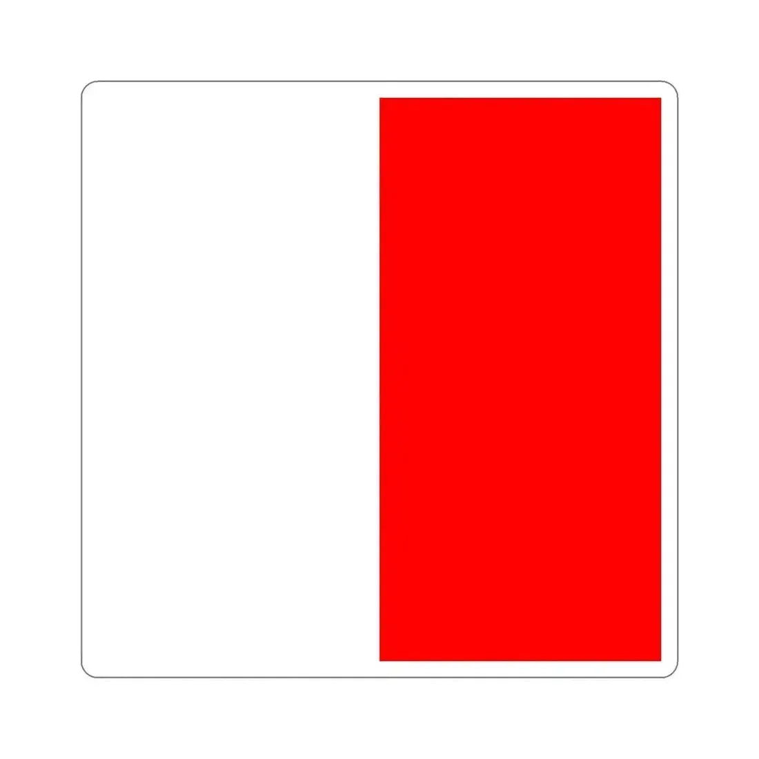 ICS Hotel (International Code of Signals) STICKER Vinyl Die-Cut Decal 5 Inch - The Sticker Space