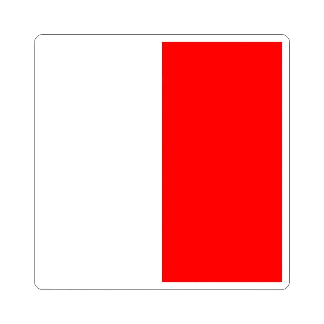 ICS Hotel (International Code of Signals) STICKER Vinyl Die-Cut Decal 5 Inch - The Sticker Space