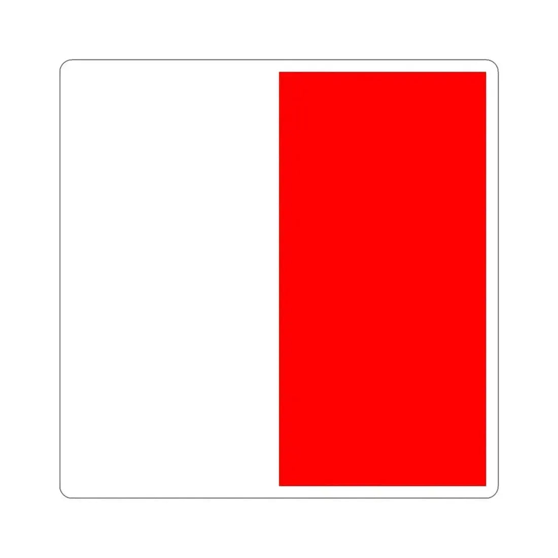 ICS Hotel (International Code of Signals) STICKER Vinyl Die-Cut Decal 6 Inch - The Sticker Space