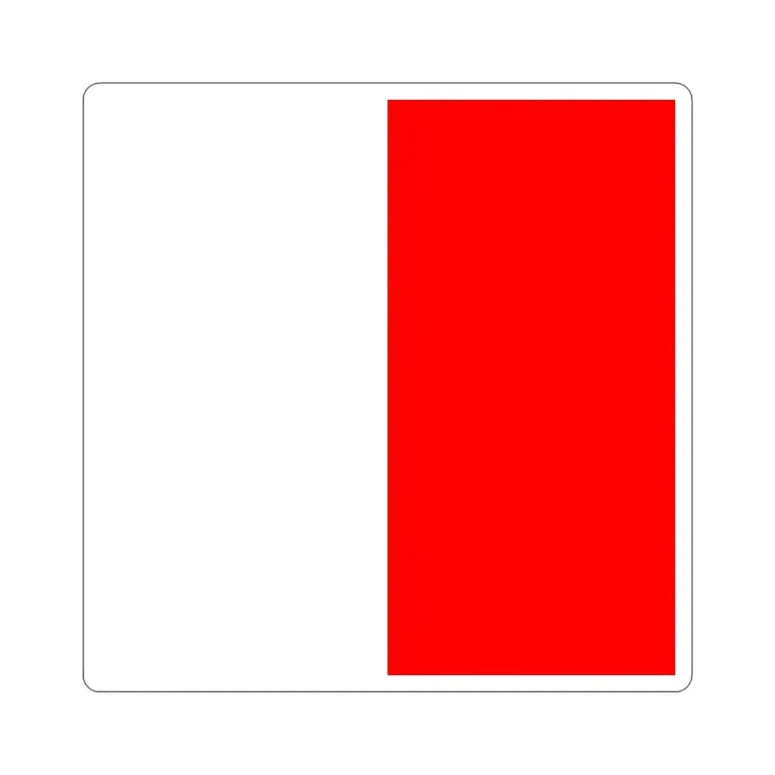 ICS Hotel (International Code of Signals) STICKER Vinyl Die-Cut Decal 6 Inch - The Sticker Space