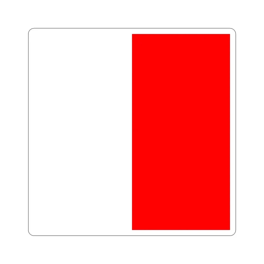 ICS Hotel (International Code of Signals) STICKER Vinyl Die-Cut Decal - The Sticker Space