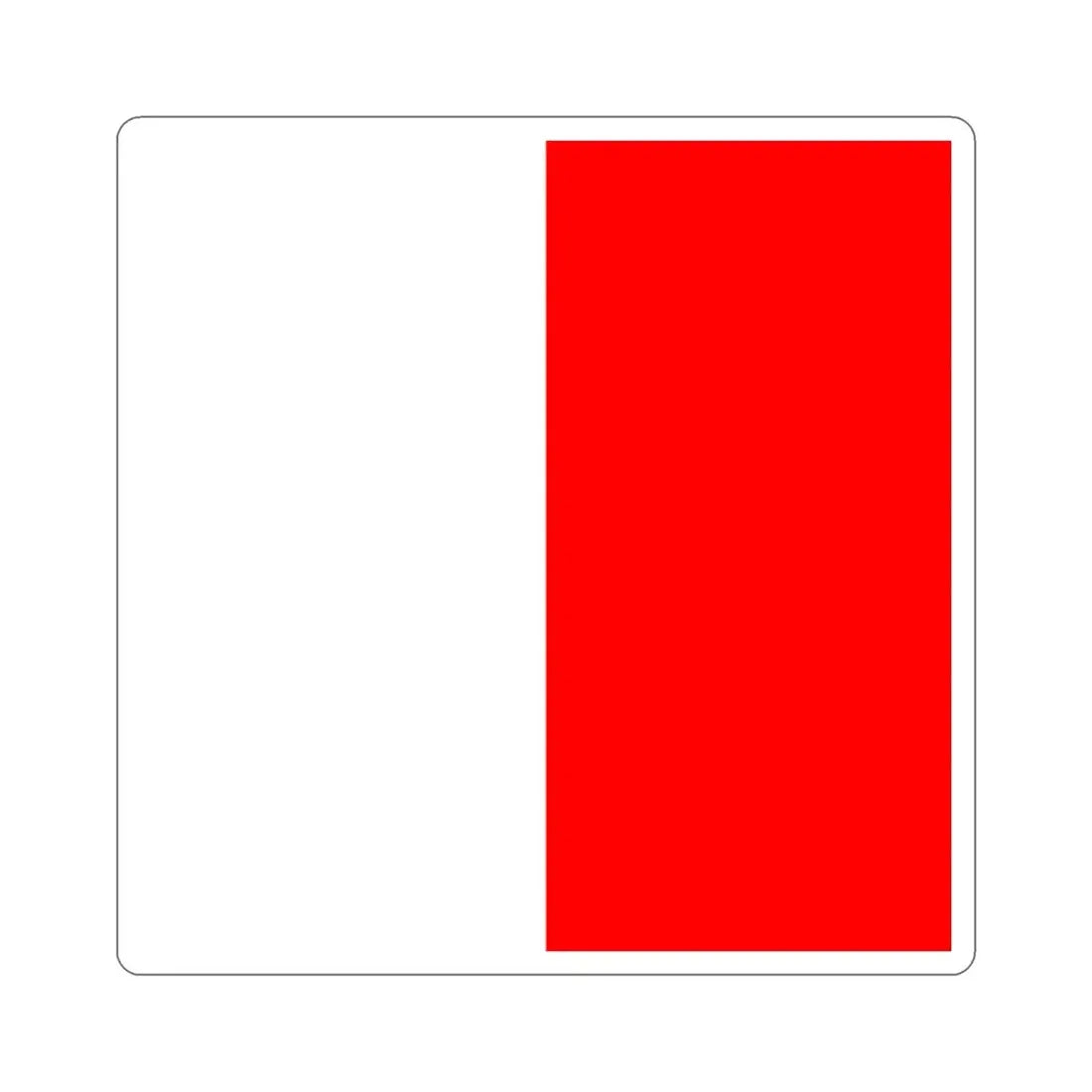 ICS Hotel (International Code of Signals) STICKER Vinyl Die-Cut Decal - The Sticker Space