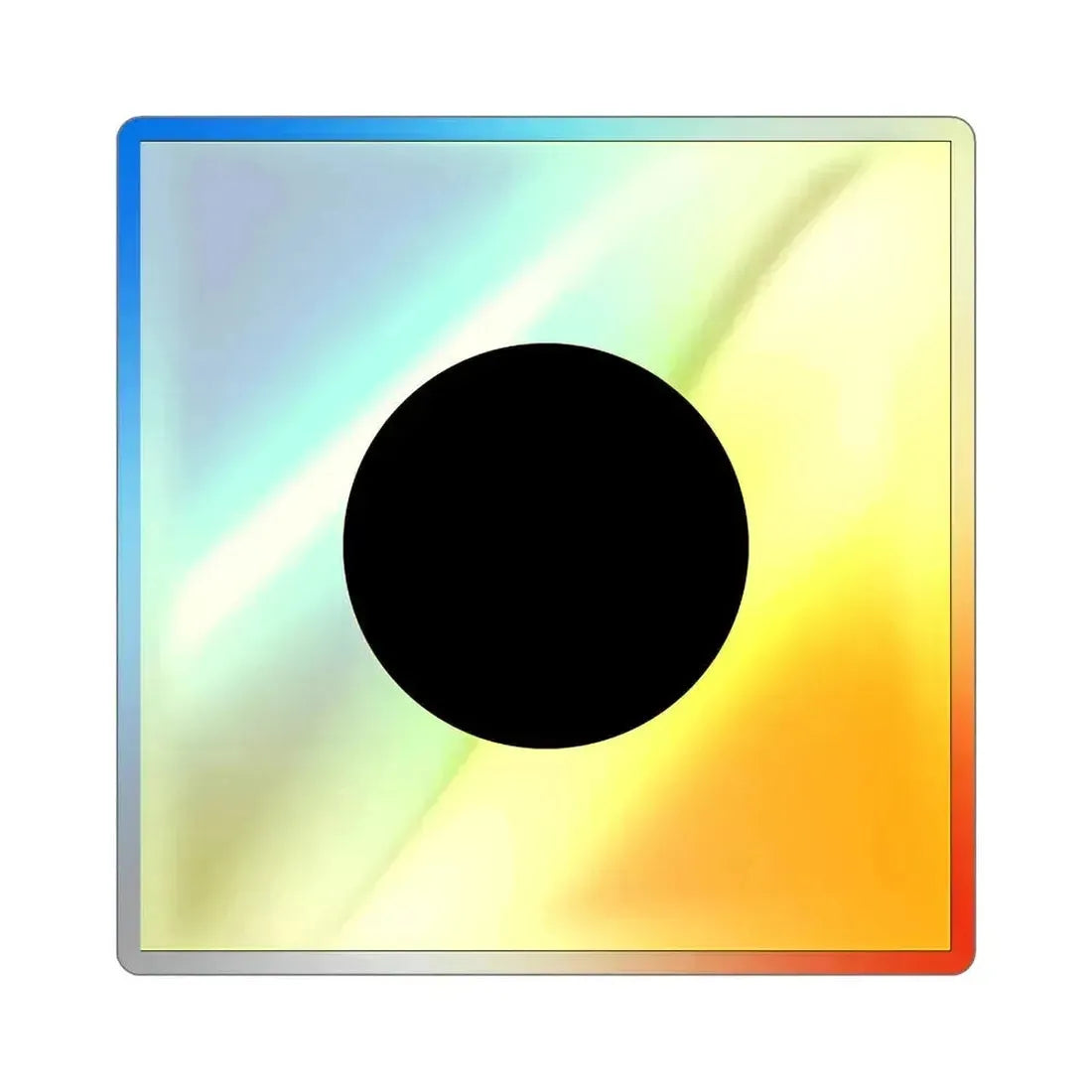 ICS India (International Code of Signals) Holographic STICKER Die-Cut Vinyl Decal 2 Inch - The Sticker Space