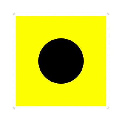 ICS India (International Code of Signals) STICKER Vinyl Die-Cut Decal 2 Inch - The Sticker Space