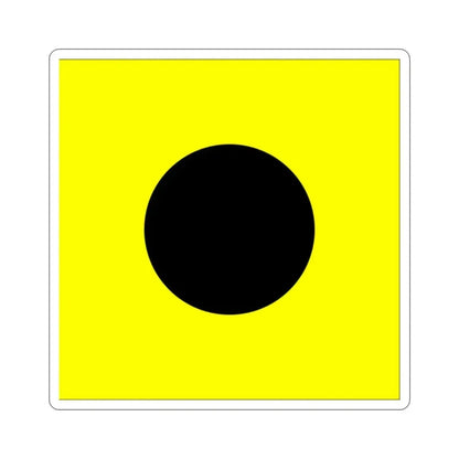 ICS India (International Code of Signals) STICKER Vinyl Die-Cut Decal 2 Inch - The Sticker Space