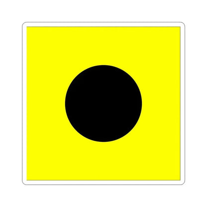 ICS India (International Code of Signals) STICKER Vinyl Die-Cut Decal 3 Inch - The Sticker Space