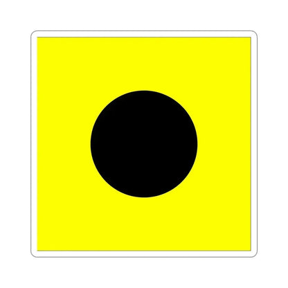 ICS India (International Code of Signals) STICKER Vinyl Die-Cut Decal 4 Inch - The Sticker Space