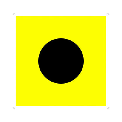 ICS India (International Code of Signals) STICKER Vinyl Die-Cut Decal - The Sticker Space