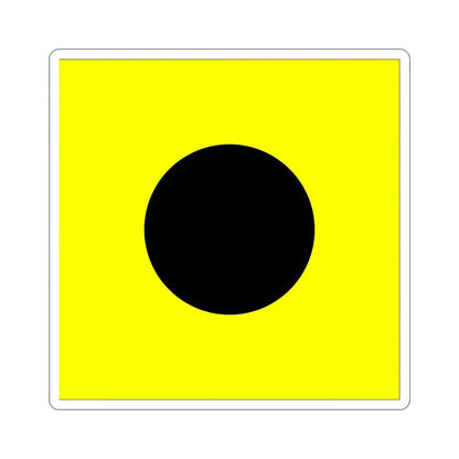 ICS India (International Code of Signals) STICKER Vinyl Die-Cut Decal - The Sticker Space