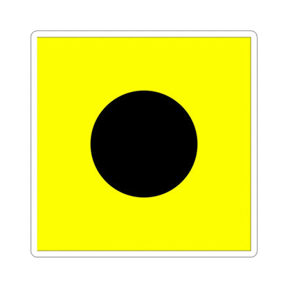 ICS India (International Code of Signals) STICKER Vinyl Die-Cut Decal - The Sticker Space
