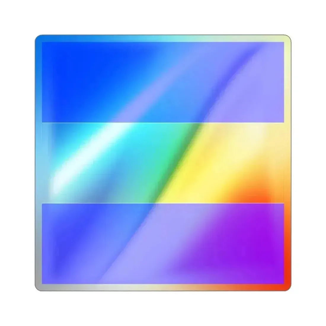 ICS Juliet (International Code of Signals) Holographic STICKER Die-Cut Vinyl Decal 3 Inch - The Sticker Space