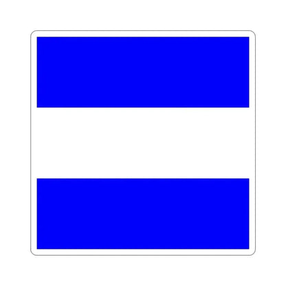 ICS Juliet (International Code of Signals) STICKER Vinyl Die-Cut Decal 3 Inch - The Sticker Space