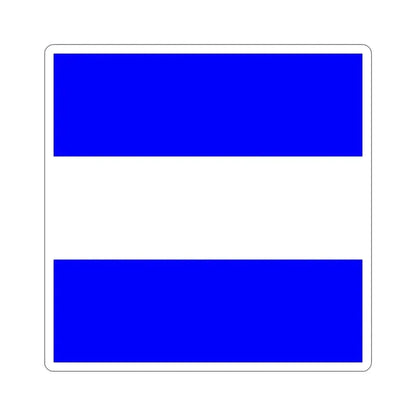ICS Juliet (International Code of Signals) STICKER Vinyl Die-Cut Decal 3 Inch - The Sticker Space