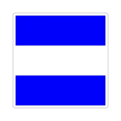 ICS Juliet (International Code of Signals) STICKER Vinyl Die-Cut Decal 4 Inch - The Sticker Space