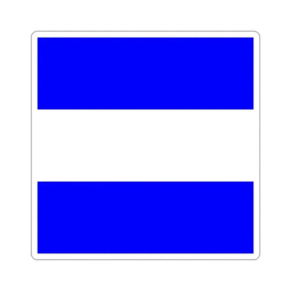 ICS Juliet (International Code of Signals) STICKER Vinyl Die-Cut Decal 5 Inch - The Sticker Space