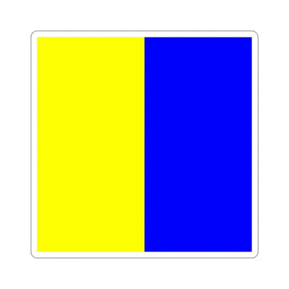 ICS Kilo (International Code of Signals) STICKER Vinyl Die-Cut Decal 2 Inch - The Sticker Space