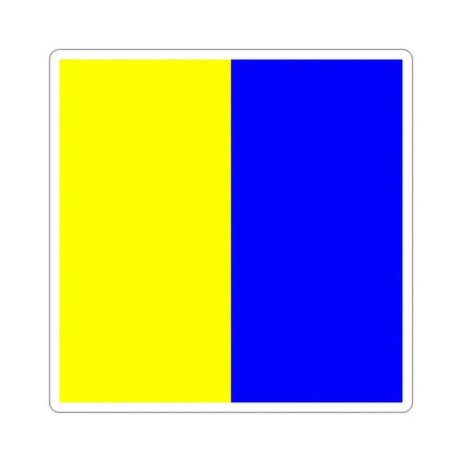 ICS Kilo (International Code of Signals) STICKER Vinyl Die-Cut Decal 2 Inch - The Sticker Space