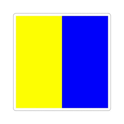 ICS Kilo (International Code of Signals) STICKER Vinyl Die-Cut Decal 3 Inch - The Sticker Space