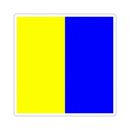 ICS Kilo (International Code of Signals) STICKER Vinyl Die-Cut Decal 5 Inch - The Sticker Space