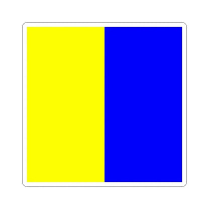 ICS Kilo (International Code of Signals) STICKER Vinyl Die-Cut Decal 6 Inch - The Sticker Space