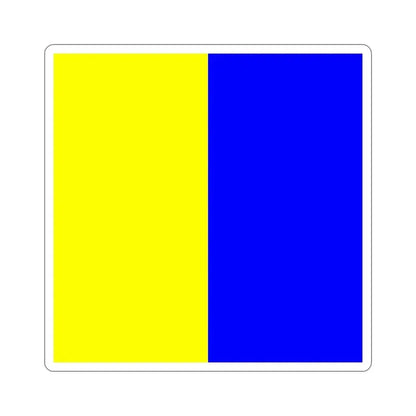 ICS Kilo (International Code of Signals) STICKER Vinyl Die-Cut Decal 6 Inch - The Sticker Space