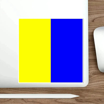 ICS Kilo (International Code of Signals) STICKER Vinyl Die-Cut Decal - The Sticker Space