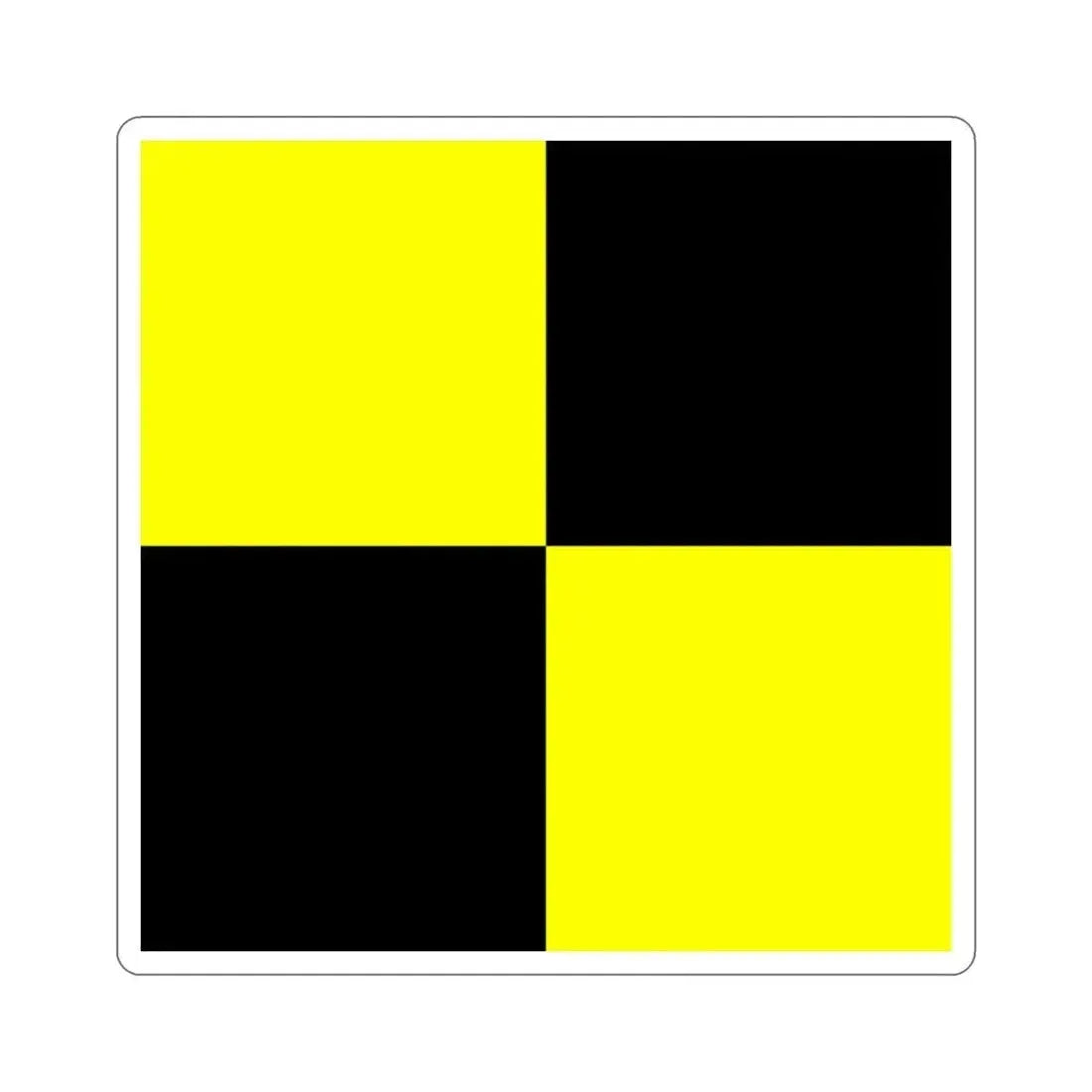 ICS Lima (International Code of Signals) STICKER Vinyl Die-Cut Decal 2 Inch - The Sticker Space