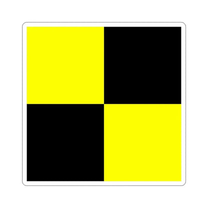 ICS Lima (International Code of Signals) STICKER Vinyl Die-Cut Decal 2 Inch - The Sticker Space
