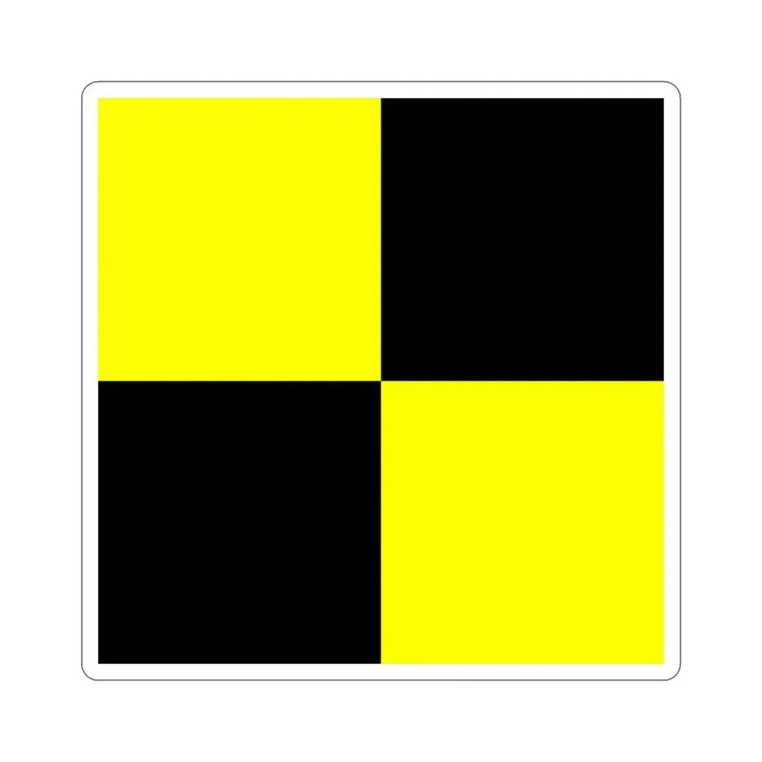 ICS Lima (International Code of Signals) STICKER Vinyl Die-Cut Decal 2 Inch - The Sticker Space