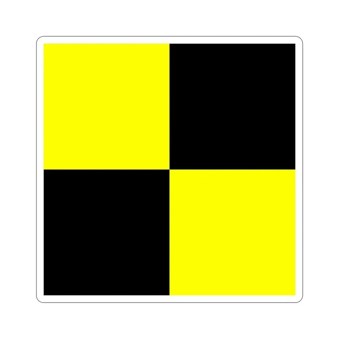 ICS Lima (International Code of Signals) STICKER Vinyl Die-Cut Decal 3 Inch - The Sticker Space