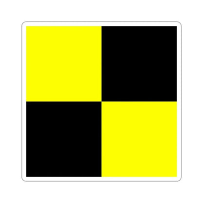 ICS Lima (International Code of Signals) STICKER Vinyl Die-Cut Decal 3 Inch - The Sticker Space