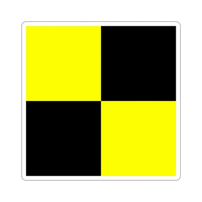 ICS Lima (International Code of Signals) STICKER Vinyl Die-Cut Decal 3 Inch - The Sticker Space