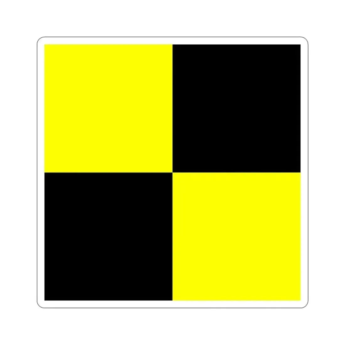 ICS Lima (International Code of Signals) STICKER Vinyl Die-Cut Decal 5 Inch - The Sticker Space