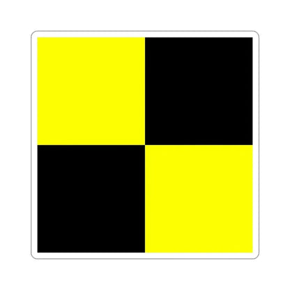 ICS Lima (International Code of Signals) STICKER Vinyl Die-Cut Decal 5 Inch - The Sticker Space