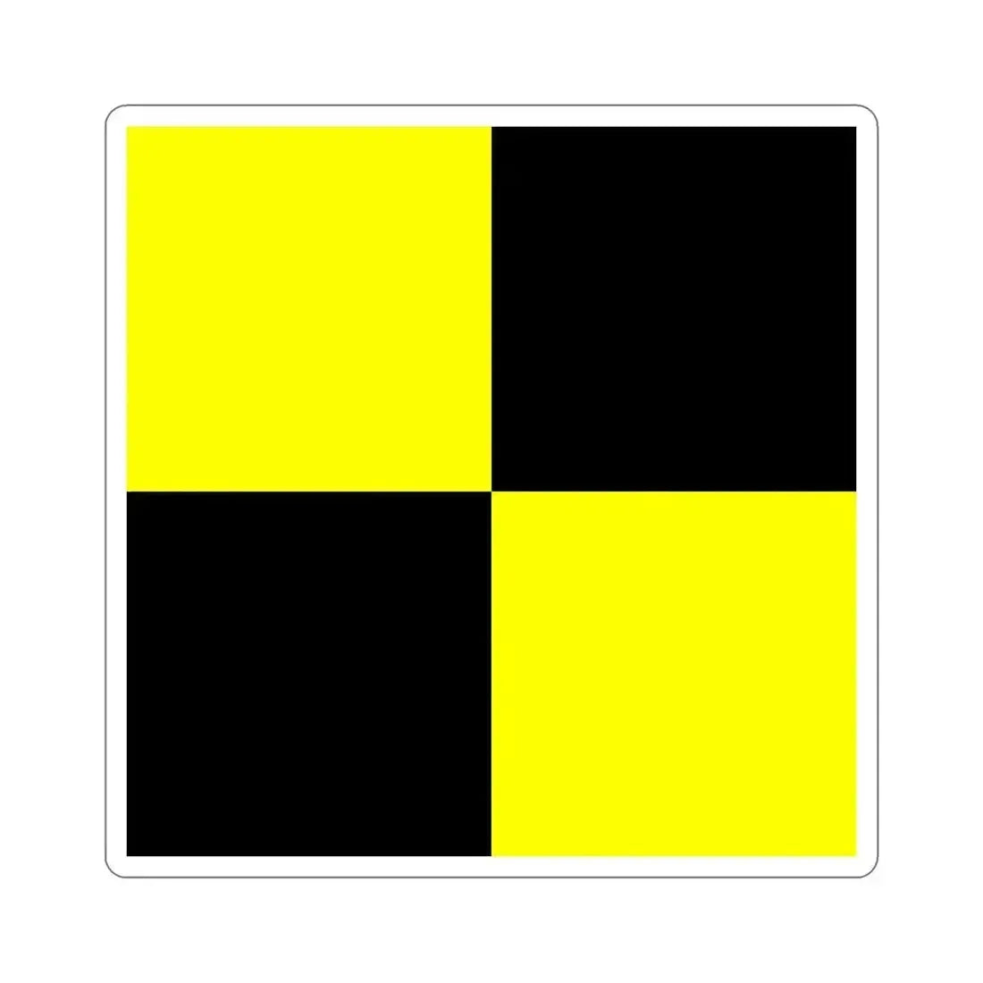 ICS Lima (International Code of Signals) STICKER Vinyl Die-Cut Decal 6 Inch - The Sticker Space