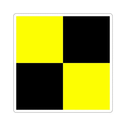 ICS Lima (International Code of Signals) STICKER Vinyl Die-Cut Decal 6 Inch - The Sticker Space