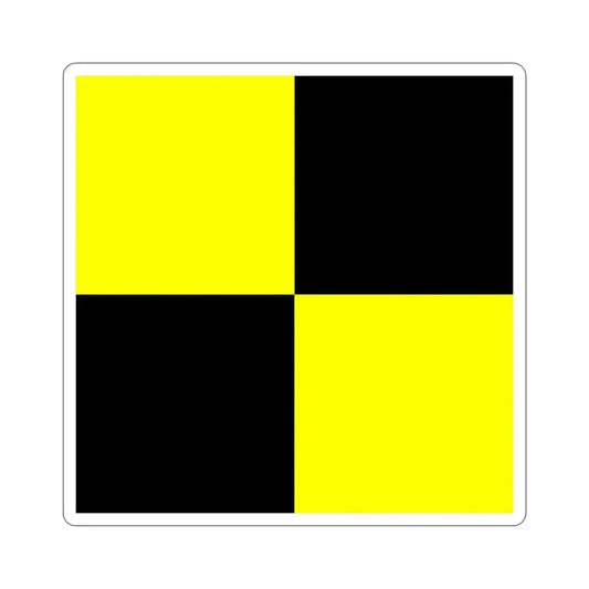ICS Lima (International Code of Signals) STICKER Vinyl Die-Cut Decal 6 Inch - The Sticker Space