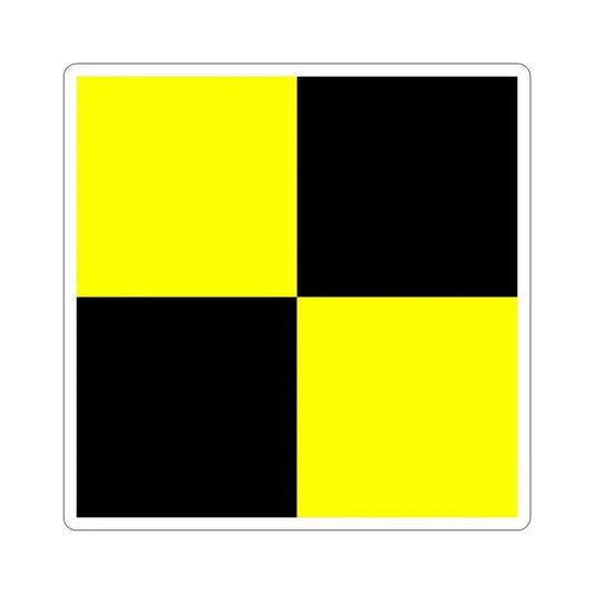 ICS Lima (International Code of Signals) STICKER Vinyl Die-Cut Decal 6 Inch - The Sticker Space