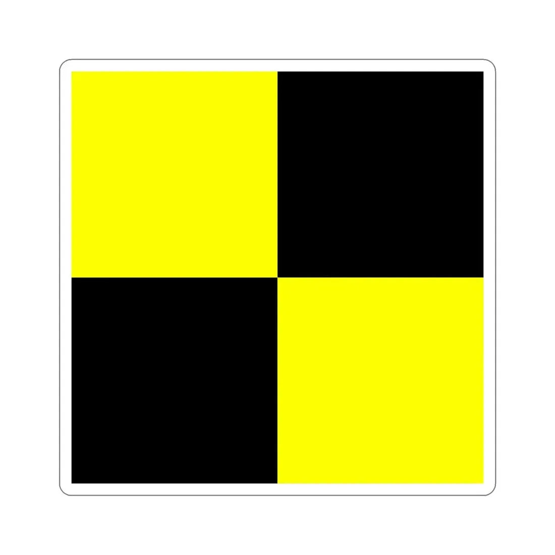 ICS Lima (International Code of Signals) STICKER Vinyl Die-Cut Decal - The Sticker Space