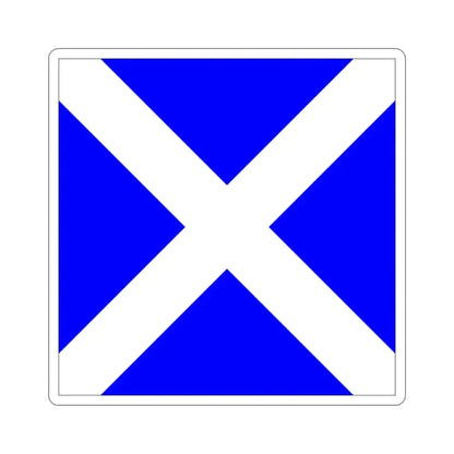 ICS Mike (International Code of Signals) STICKER Vinyl Die-Cut Decal 2 Inch - The Sticker Space