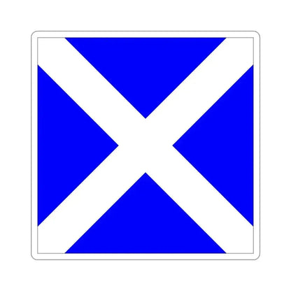 ICS Mike (International Code of Signals) STICKER Vinyl Die-Cut Decal 4 Inch - The Sticker Space