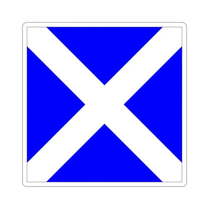 ICS Mike (International Code of Signals) STICKER Vinyl Die-Cut Decal 4 Inch - The Sticker Space