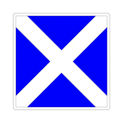 ICS Mike (International Code of Signals) STICKER Vinyl Die-Cut Decal 5 Inch - The Sticker Space