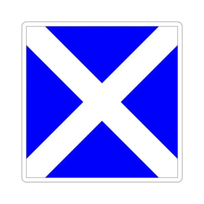 ICS Mike (International Code of Signals) STICKER Vinyl Die-Cut Decal 5 Inch - The Sticker Space