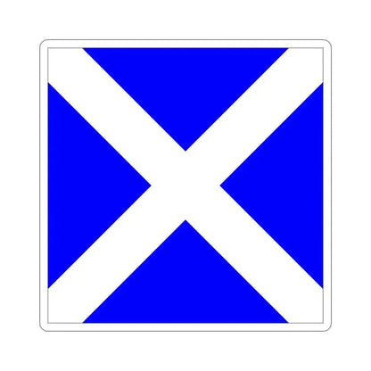 ICS Mike (International Code of Signals) STICKER Vinyl Die-Cut Decal 6 Inch - The Sticker Space