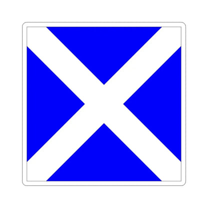 ICS Mike (International Code of Signals) STICKER Vinyl Die-Cut Decal - The Sticker Space